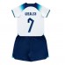 Engeland Jack Grealish #7 Babykleding Thuisshirt Kinderen WK 2022 Korte Mouwen (+ korte broeken)